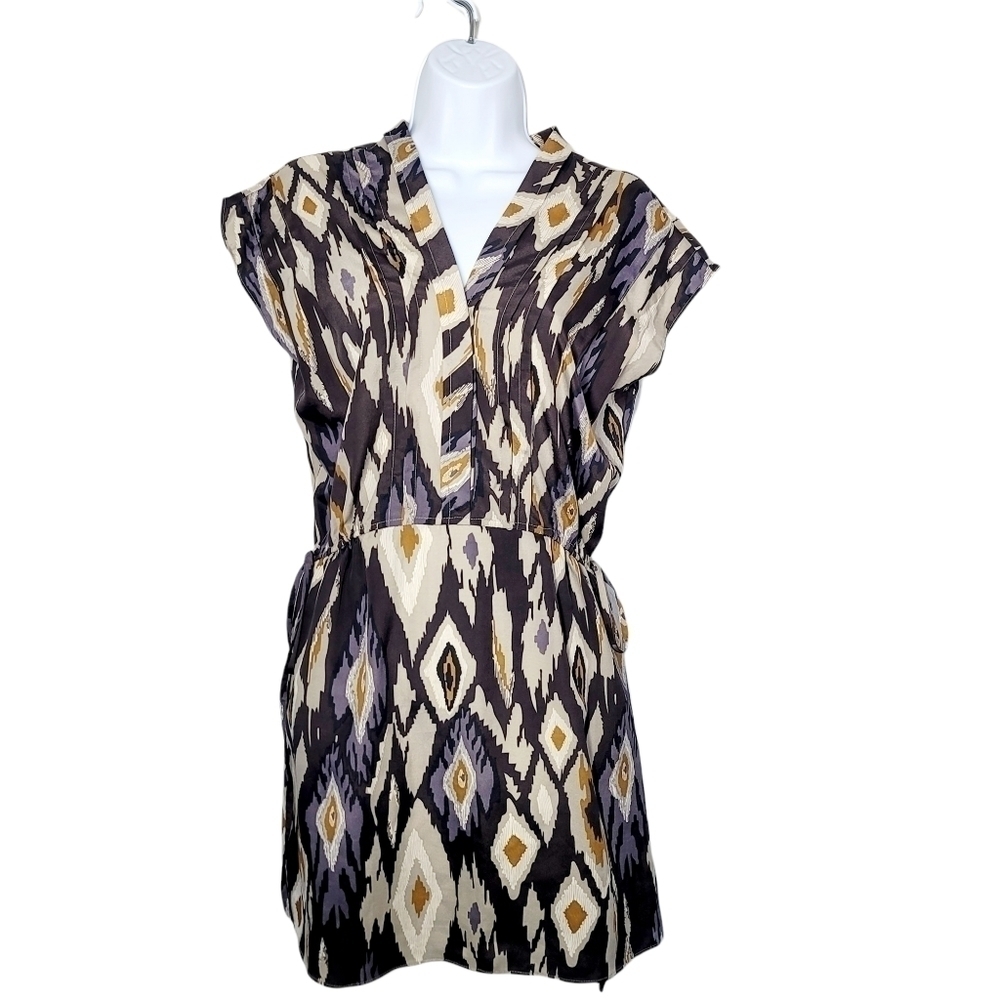 MM Couture Peacock Sleeveless Mini Dress